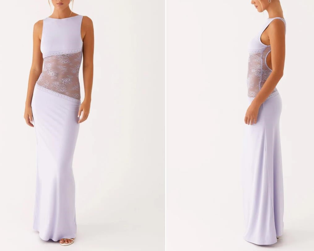 Y2K Lace Suspender Dress Fashion Sexy Lace Long Dresses Party Evening Club Beach Clothing For Women - cas7m