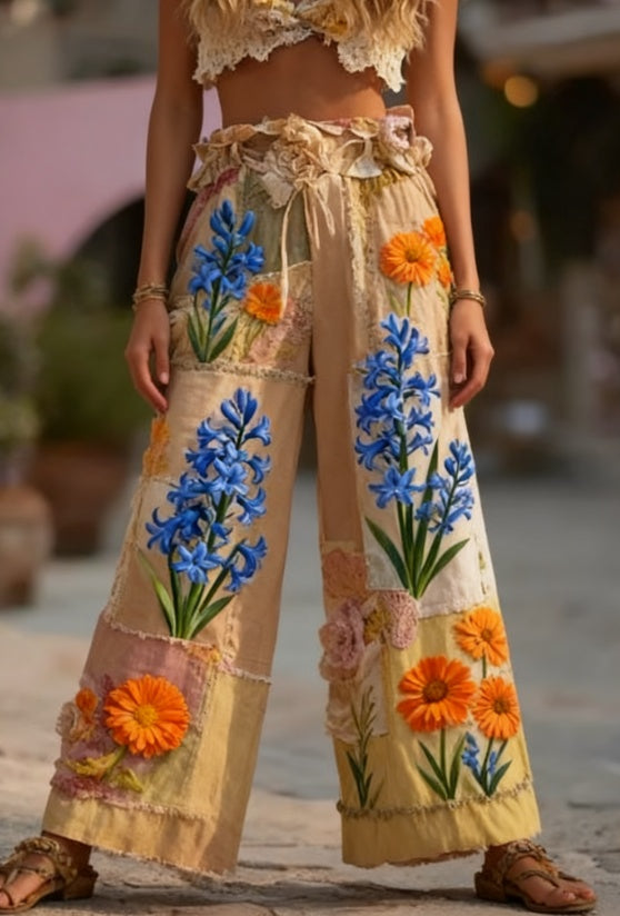 Women's Leisure Long Pants - cas7m