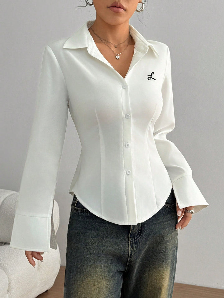 Stylish Minimalist Slim Fit Design For Women With Long Sleeves - cas7m
