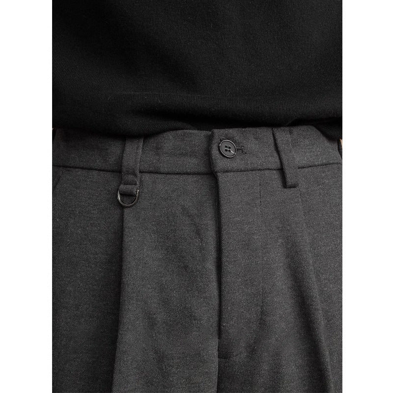 Fashion Suit Pants Men's Versatile Business Draped Casual Pants Trendy Straight - cas7m