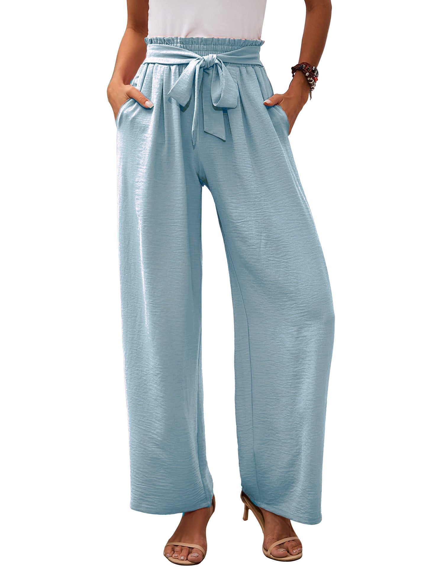 Womens Wide Leg Casual Pants - cas7m