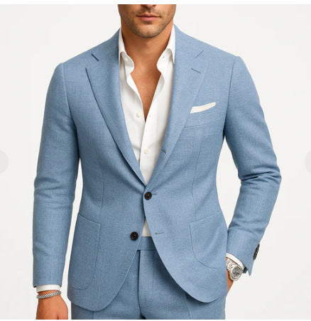 Two-piece Digital Printing Suit With Two Buttons Suit - cas7m
