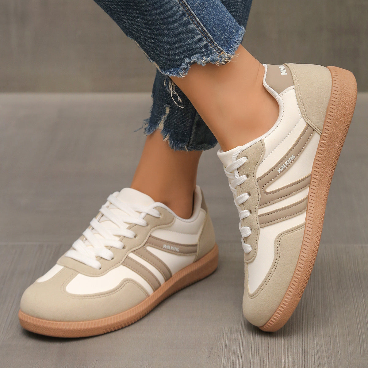 Women's Plus Size German Training Shoes Sneaker - cas7m