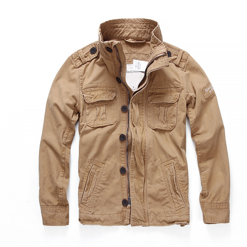 Camouflage denim jacket - cas7m