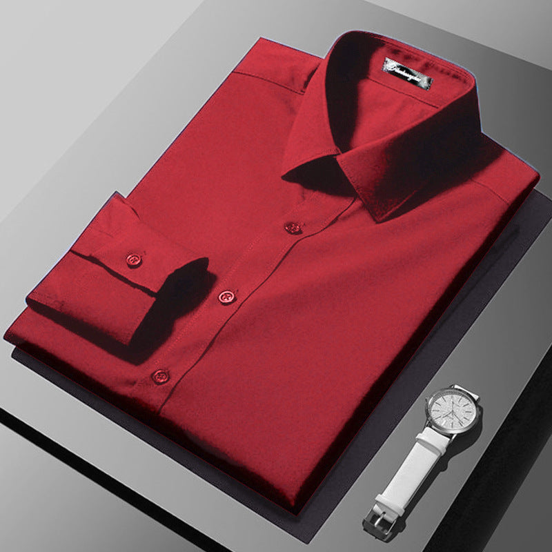 Long-sleeve Business Formal Professional Shirt Korean Style - cas7m