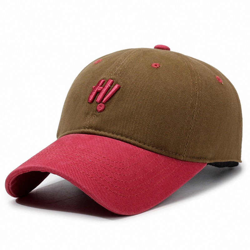 Versatile Cotton Dome Hat – Stylish, Windproof, Adjustable Fit - cas7m