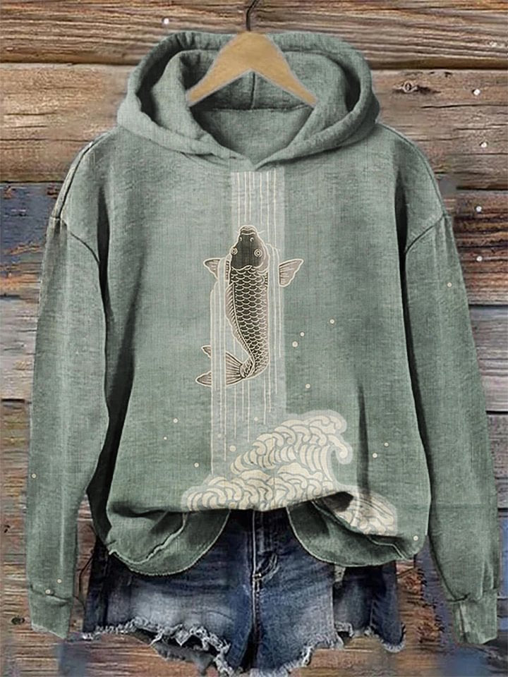 3D Digital-printed Sweatshirt For Women Loose-fitting Casual Pullover - cas7m