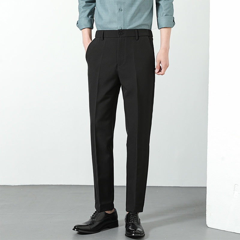 New Suit Pants Men's Ninth Casual Straight Pants - cas7m