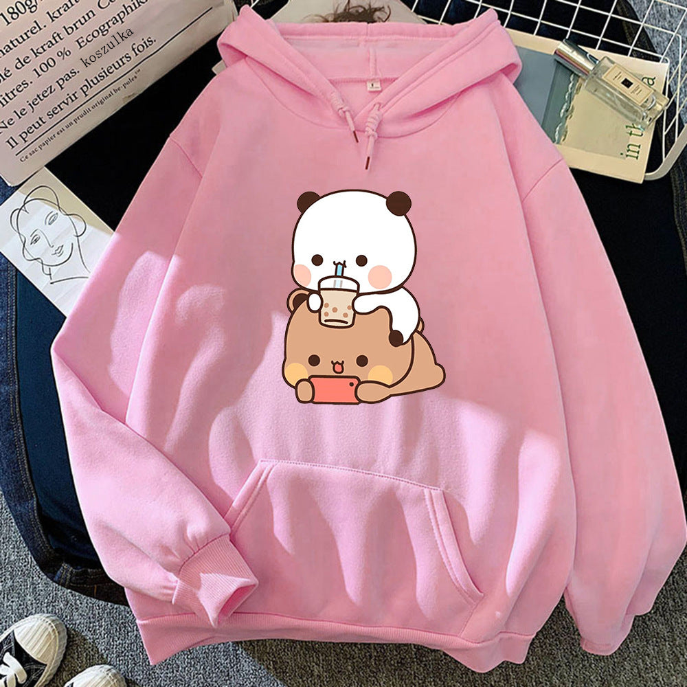Bubu And Dudu Hoodies For Women Aesthetic Graphic Fun Kawaii - cas7m