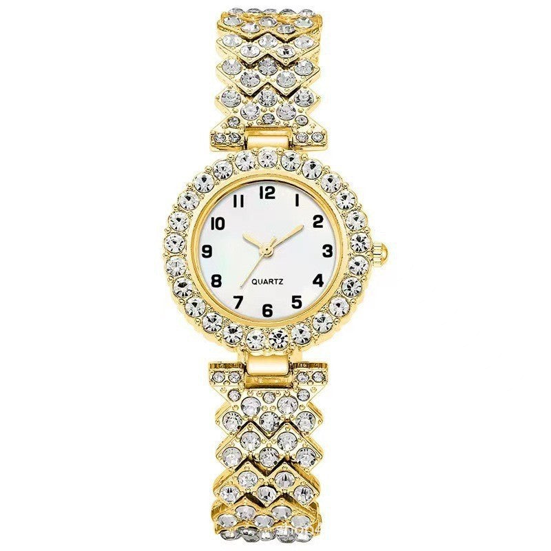 Women's Fashion Watch & Bracelet Set - Gold, Silver, Rose Gold Options - cas7m