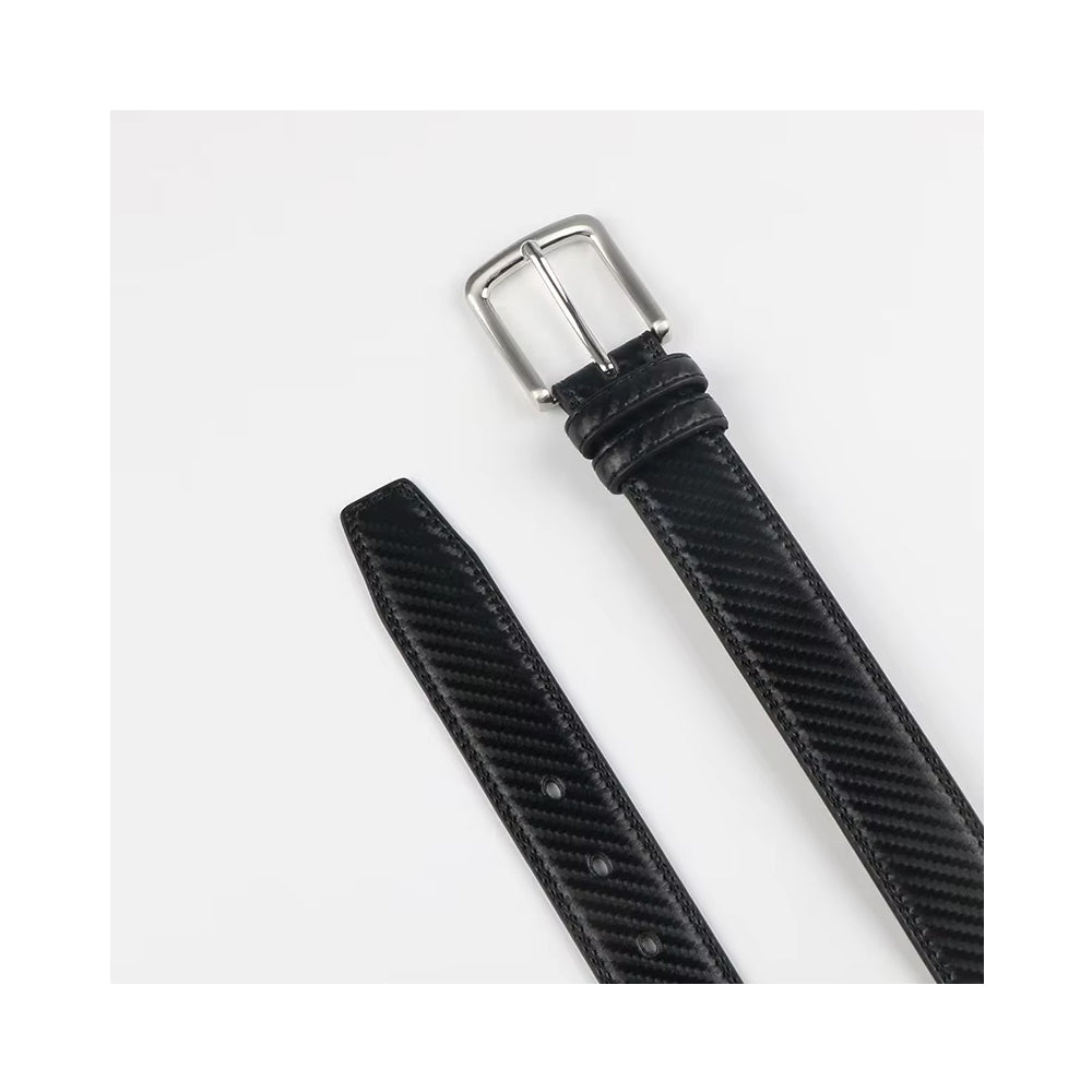 Genuine Business Leather Belt For Men Or BOY Swivel Pin Buckle Casual Versatile Belt - cas7m