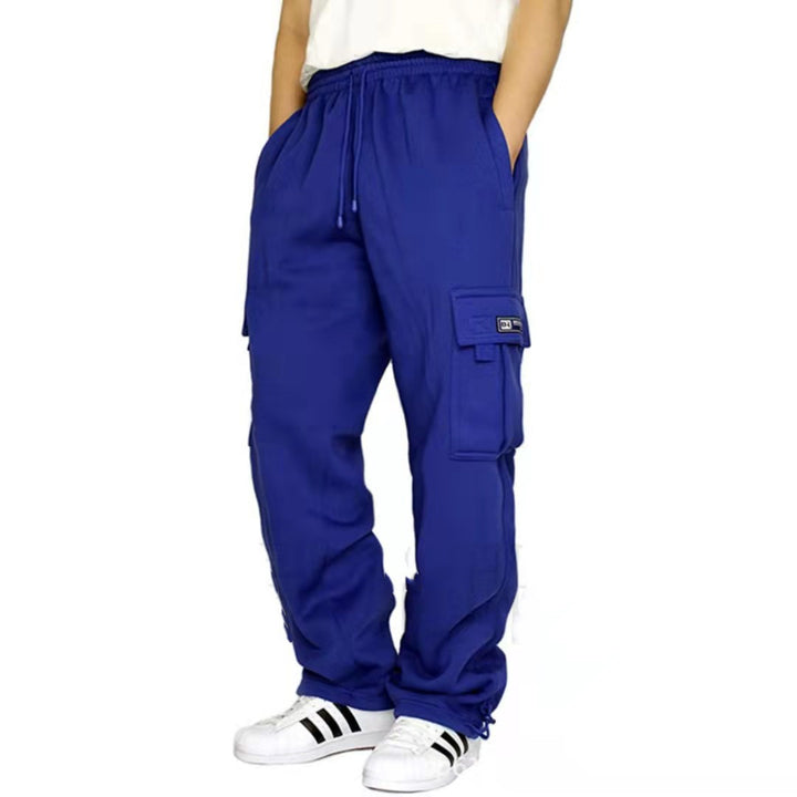 Men's Sporty Leisure Polyester Pants - Multiple Colors & Sizes - cas7m
