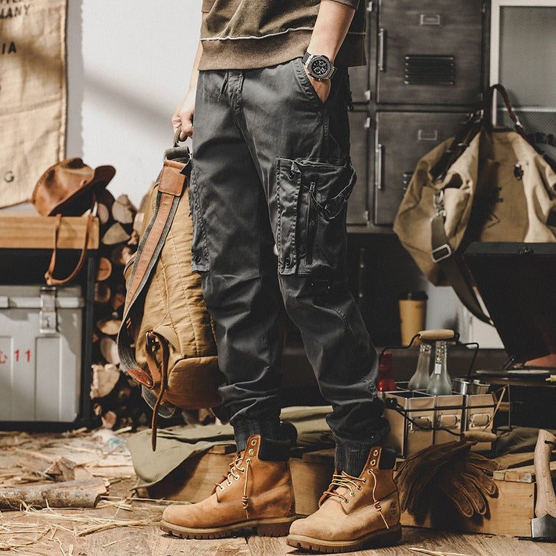 American Workwear Pants Men's Straight Functional Outdoor Tactics Casual Pants - cas7m
