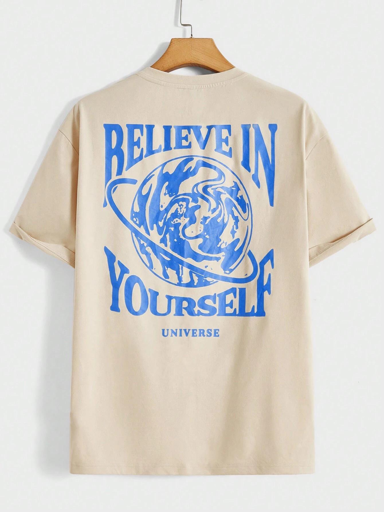 Believe In Yourself Universe Funny Men T-shirt - cas7m