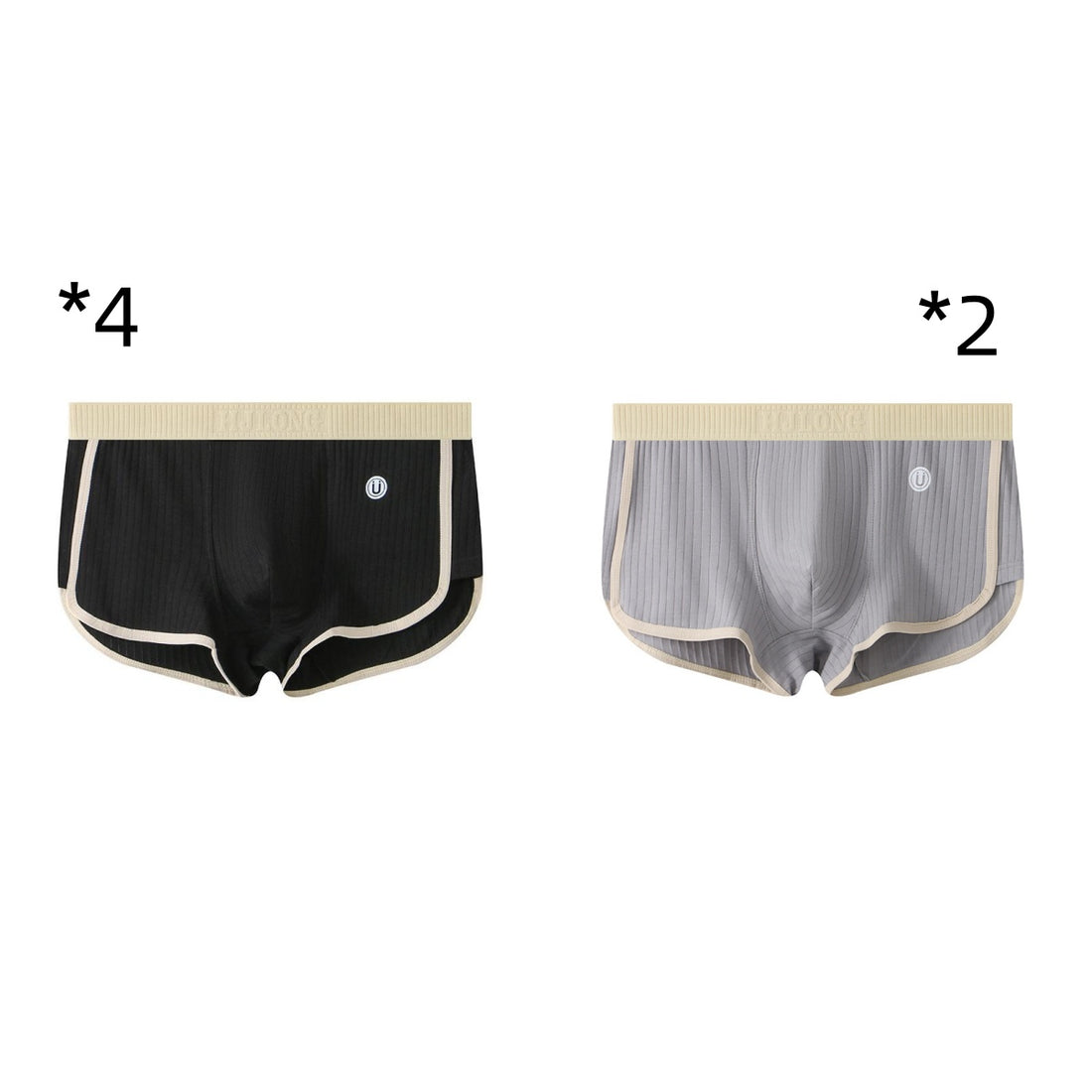 Men's Mid-waist Simple Fashionable Breathable Comfortable Boxers - cas7m