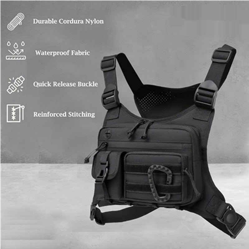 Camouflage Running Sports Men Chest Bag - cas7m