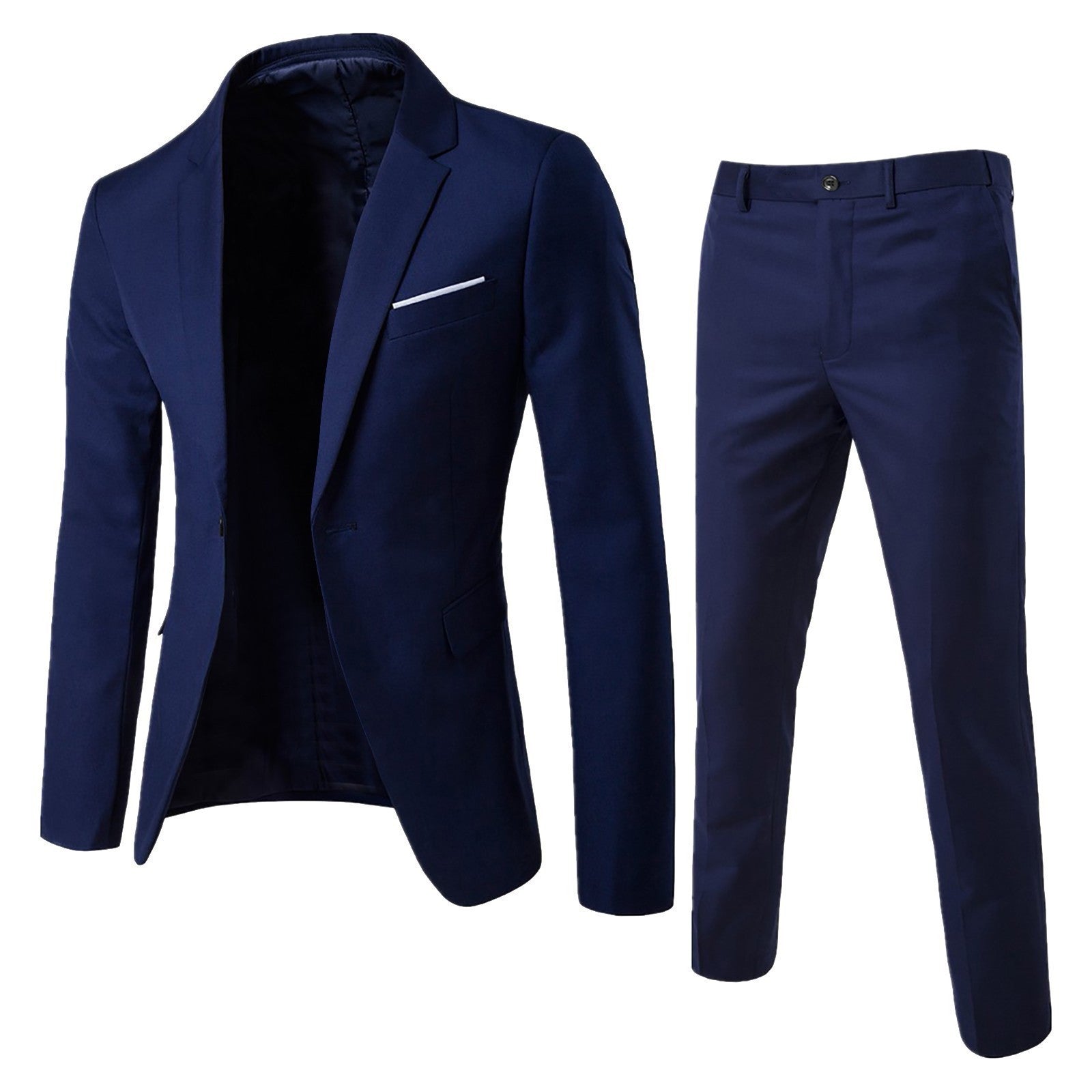 Two-piece Suit Business Professional Formal Wear Korean Slim Fit - cas7m