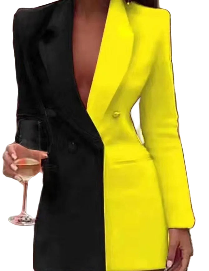Business wear V-neck cardigan suit skirt - cas7m