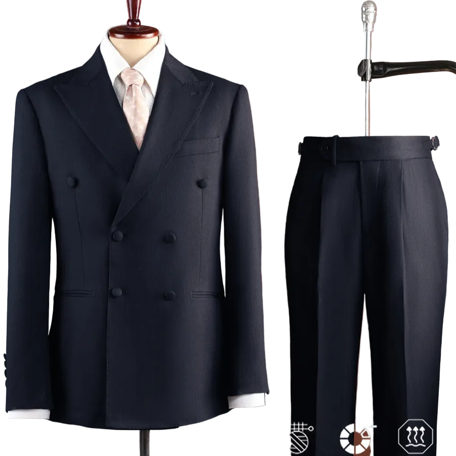 Mens Double Breasted Suit