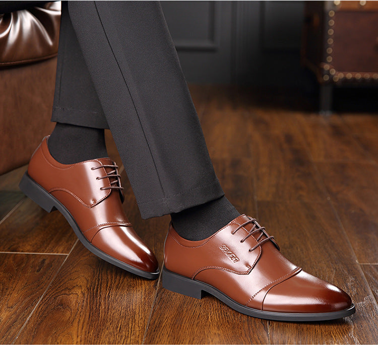 Casual Formal Business Leather Shoes Men - cas7m