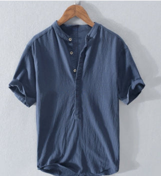 Loose Fashion Japanese Style Retro T-shirt Men - cas7m