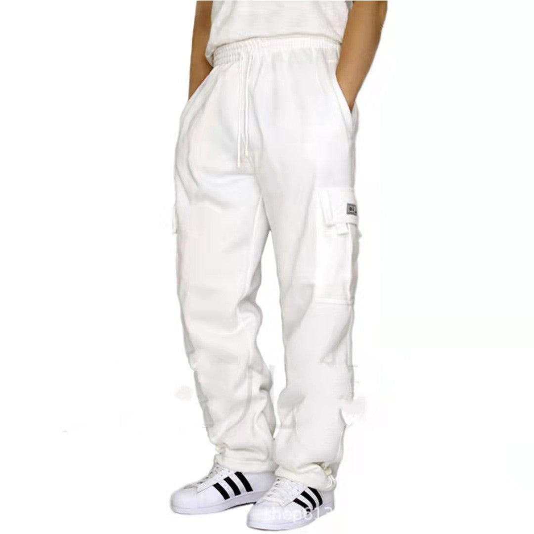 Men's Sporty Leisure Polyester Pants - Multiple Colors & Sizes - cas7m