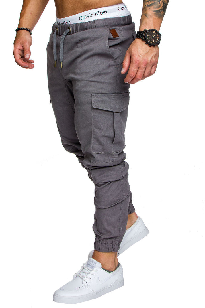 Men's Woven Fabric Casual Pants Corset Pants - cas7m