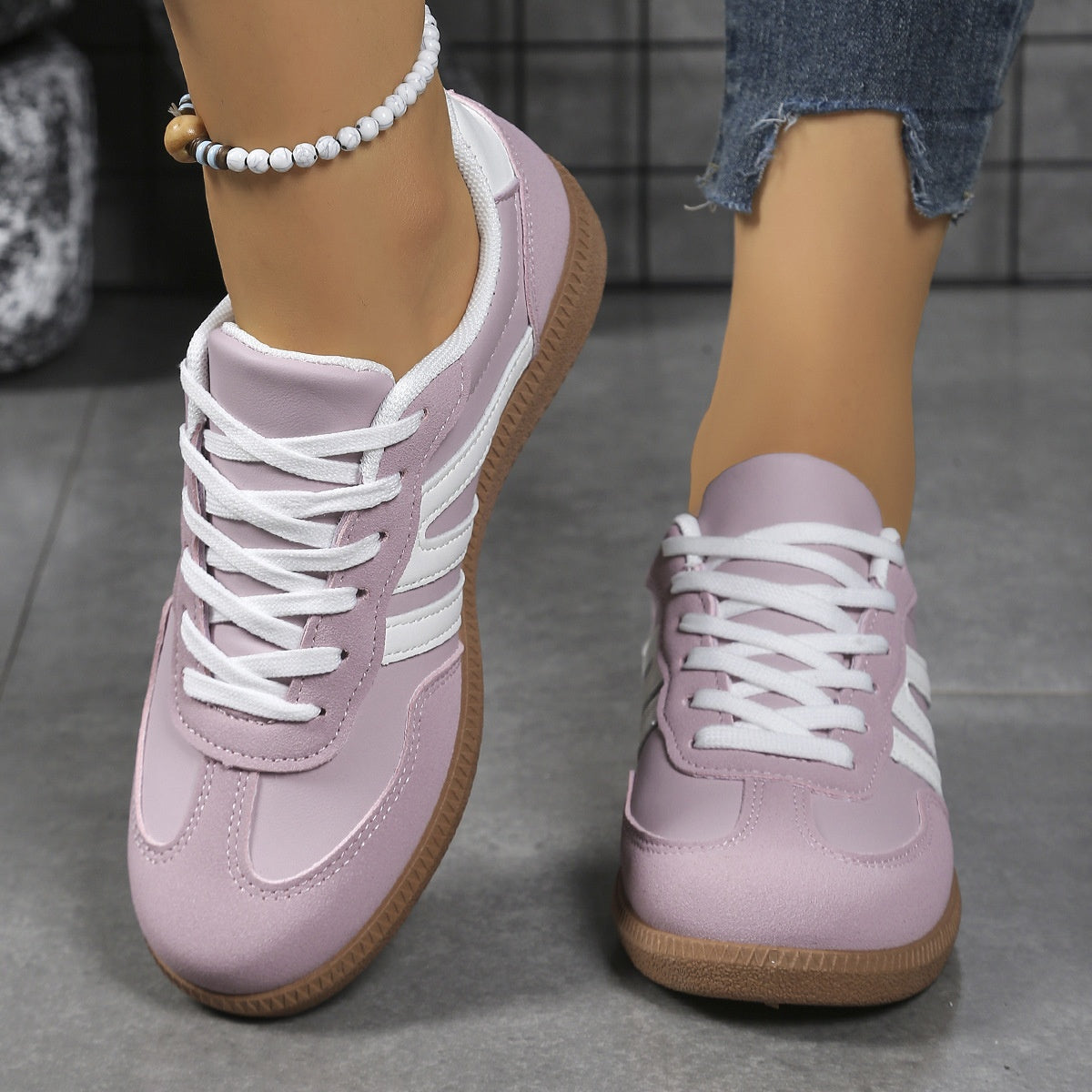 Women's Plus Size German Training Shoes Sneaker - cas7m
