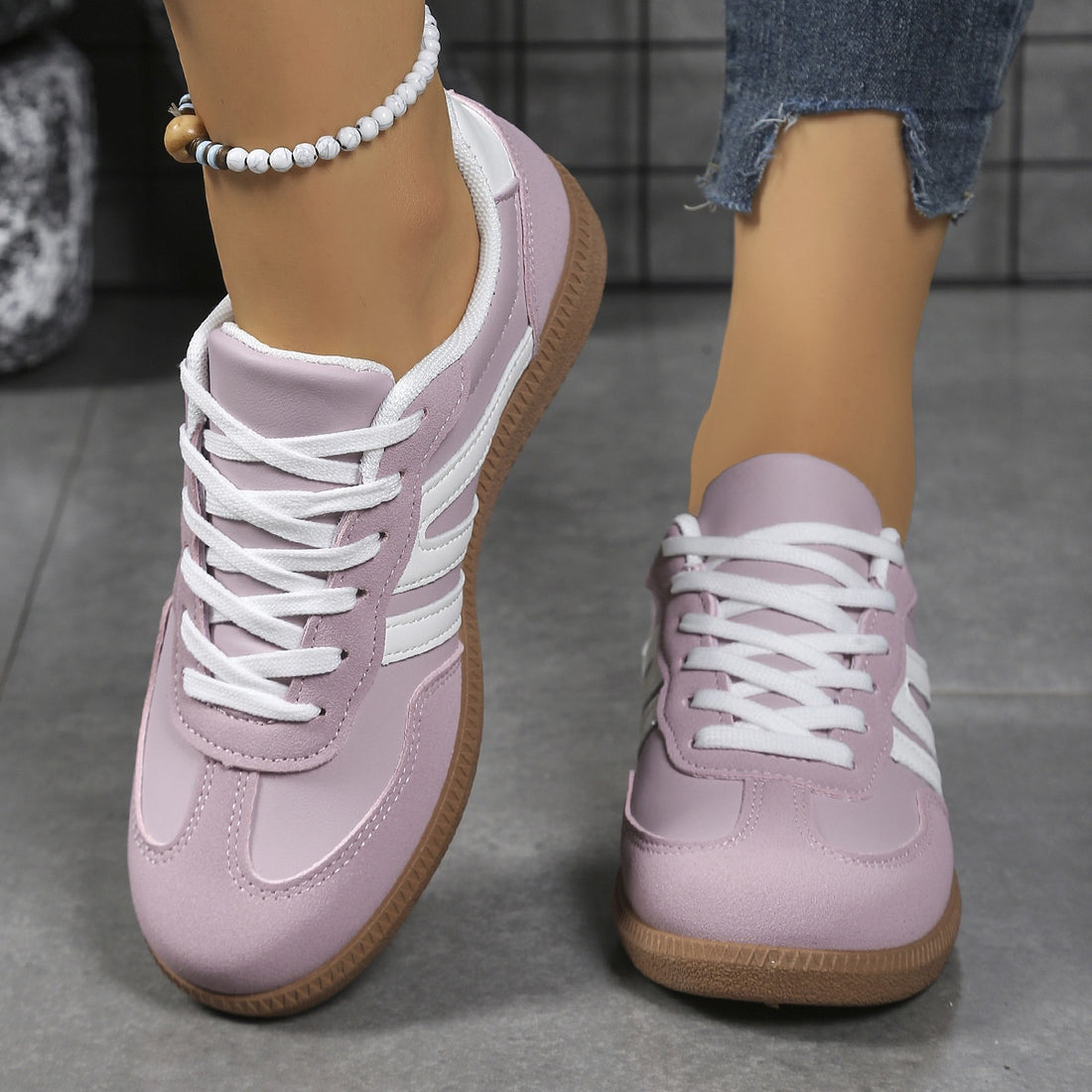 Women's Plus Size German Training Shoes Sneaker - cas7m