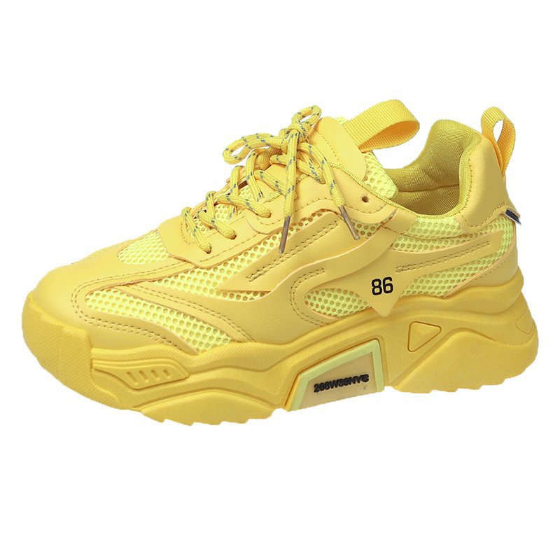 Candy-colored Thick-soled Increase Fashion Sneakers Women - cas7m