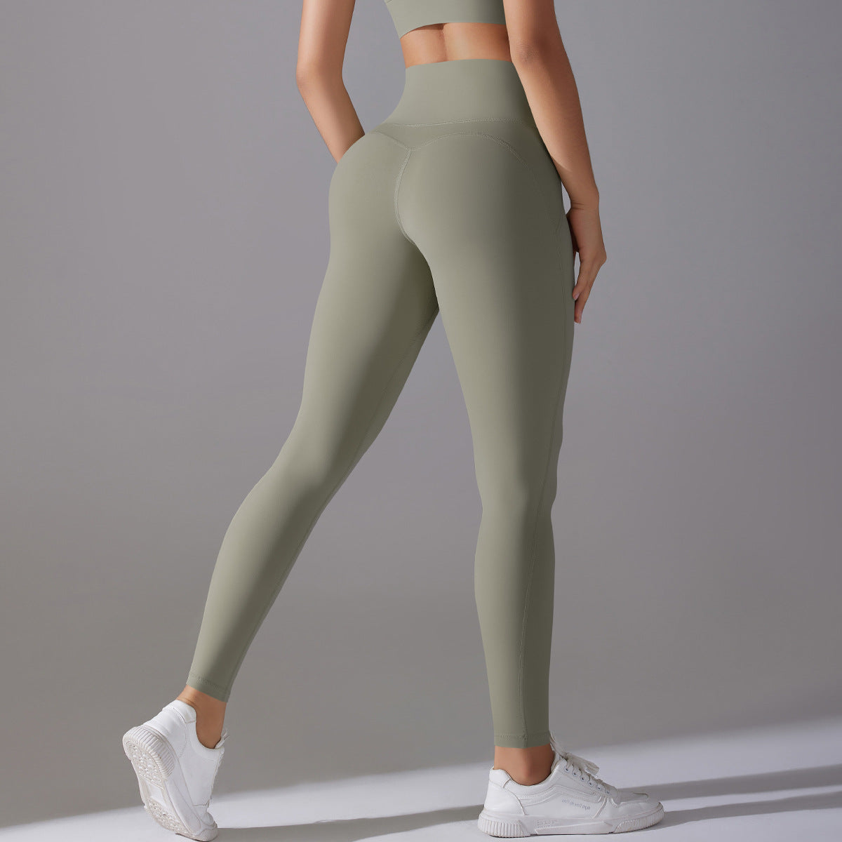 Internet Celebrity High Waist Hip Lift Nude Feel Hot Pants Yoga Pants Women - cas7m