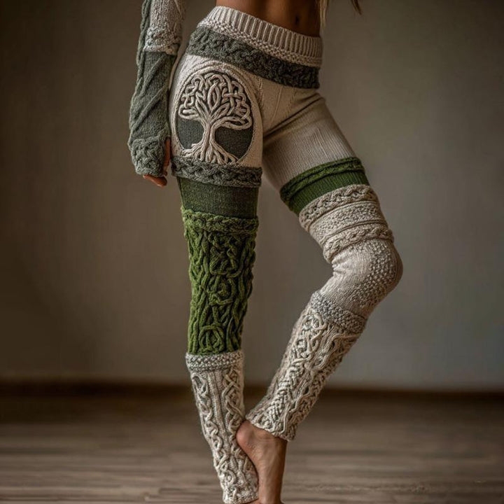 Womens 3D Digital-Print Sports Yoga Pants - cas7m