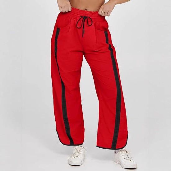 Casual Loose Drawstring Bucket Pants Women's Clothing - cas7m