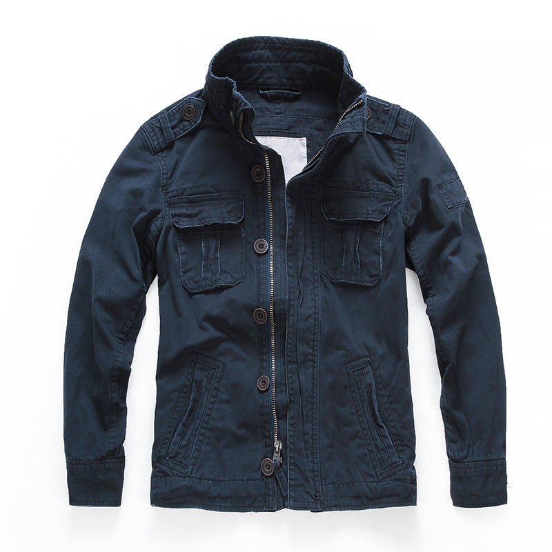 Camouflage denim jacket - cas7m