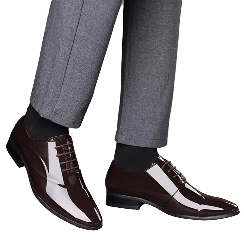 New Men's Business Formal Leather Shoes - cas7m