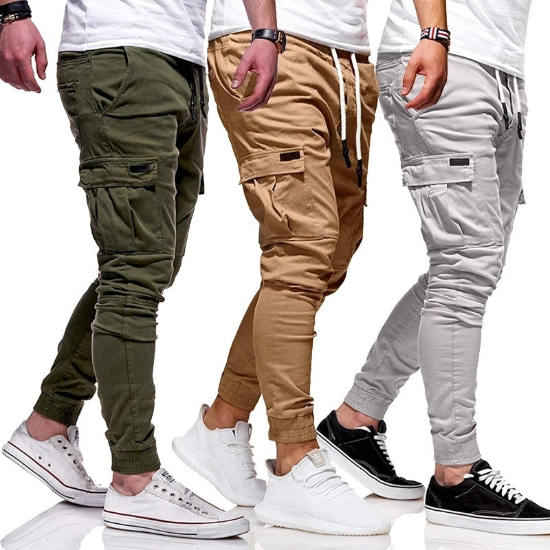 Men Autumn Thin Cotton Casual Pants - cas7m
