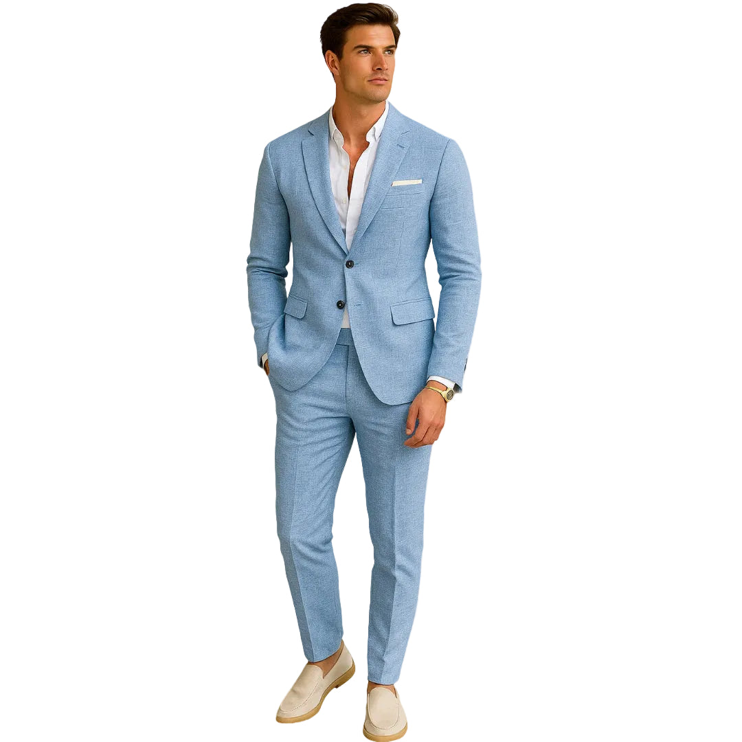 Men's Plus Size Two-piece Suit - cas7m