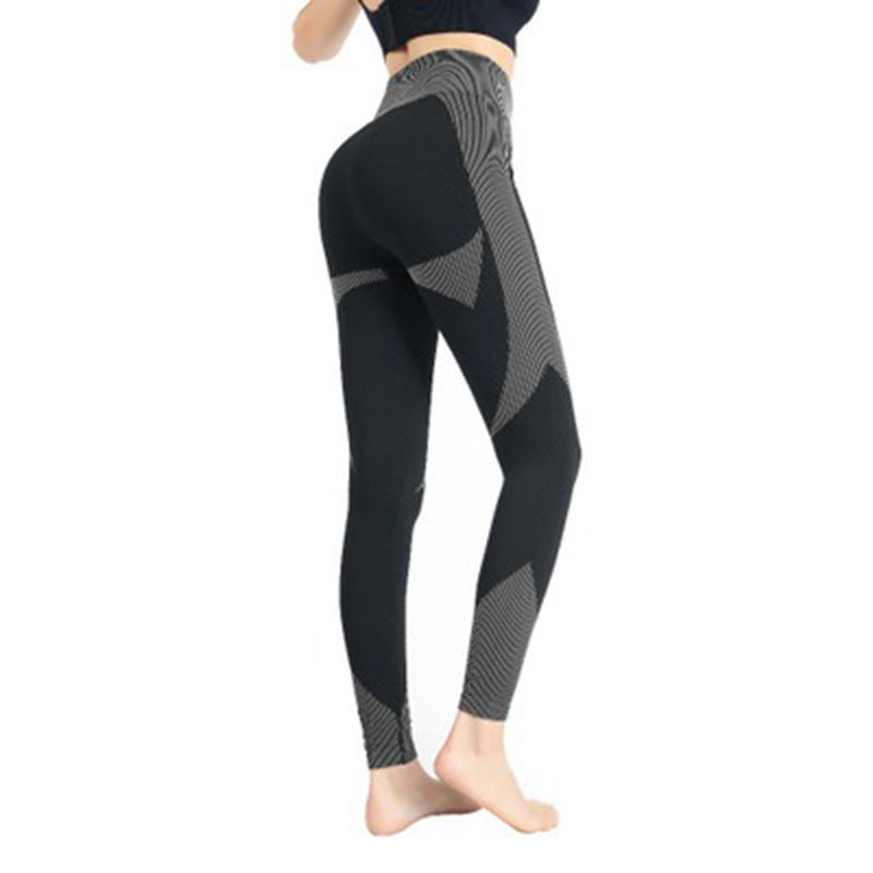 Hollow Seamless Pants Slim Sweat Yoga Sweatpants - cas7m