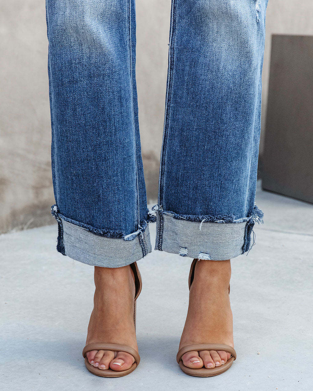 Women's Fashion Individual Casual Loose Jeans - cas7m