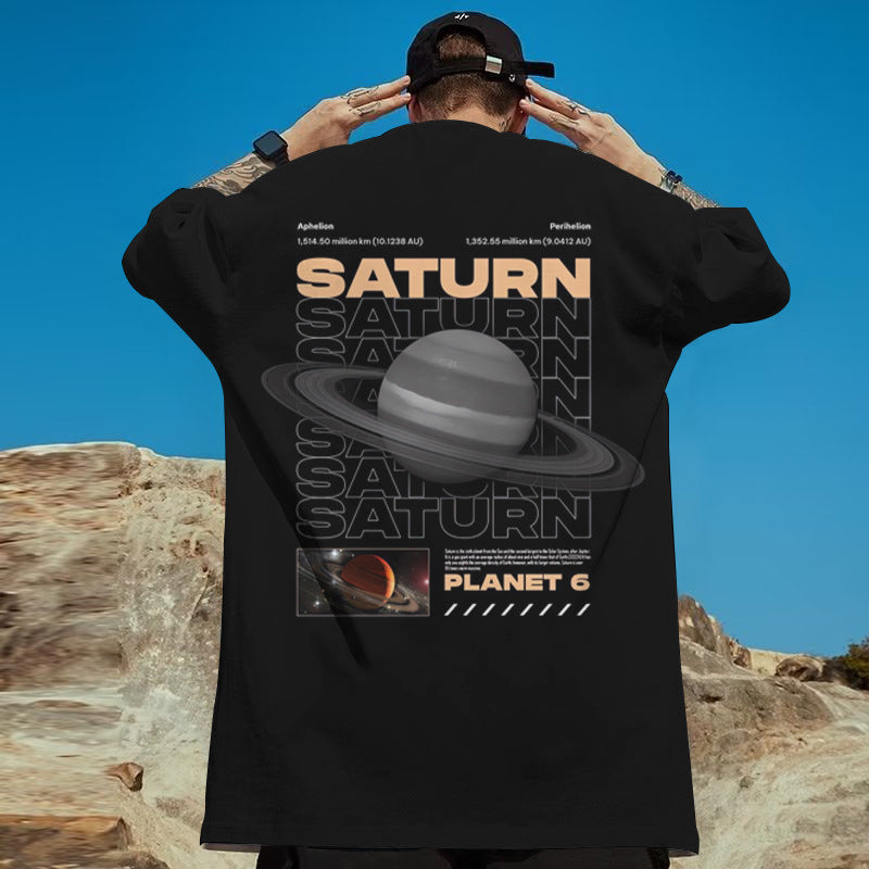 T-shirt For Men 3d Celestial Planet - cas7m