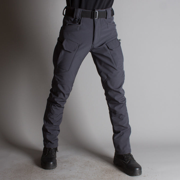 IX7 Shell Tactical Pants Men's Business Shirt Fleece Trousers - cas7m