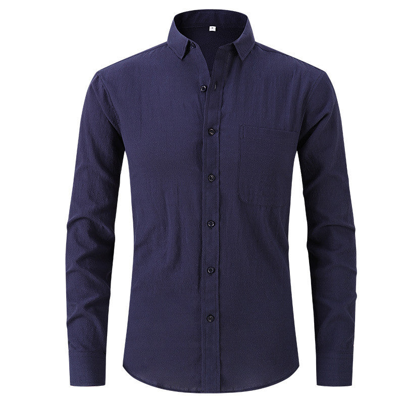 Unisex Cotton Simplicity Solid Color Shirt - S to XXL, 6 Colors - cas7m