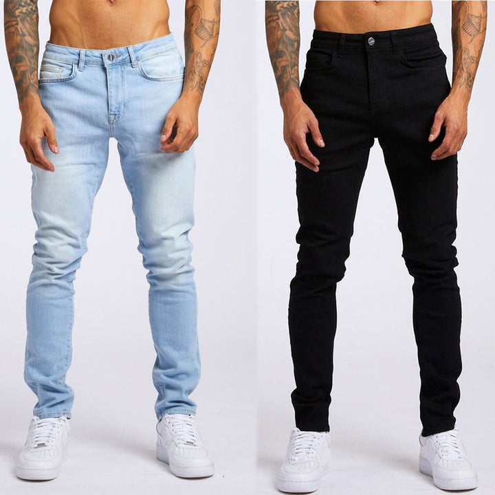 Men's Fashion Casual Slim Fit High Waist Jeans - cas7m