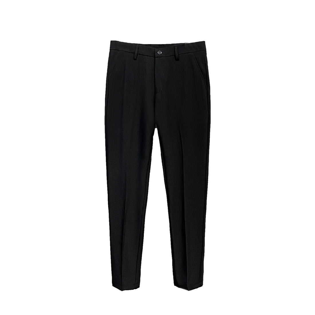 Men's Straight Fluffy Fleece Padded Suit Pants - cas7m