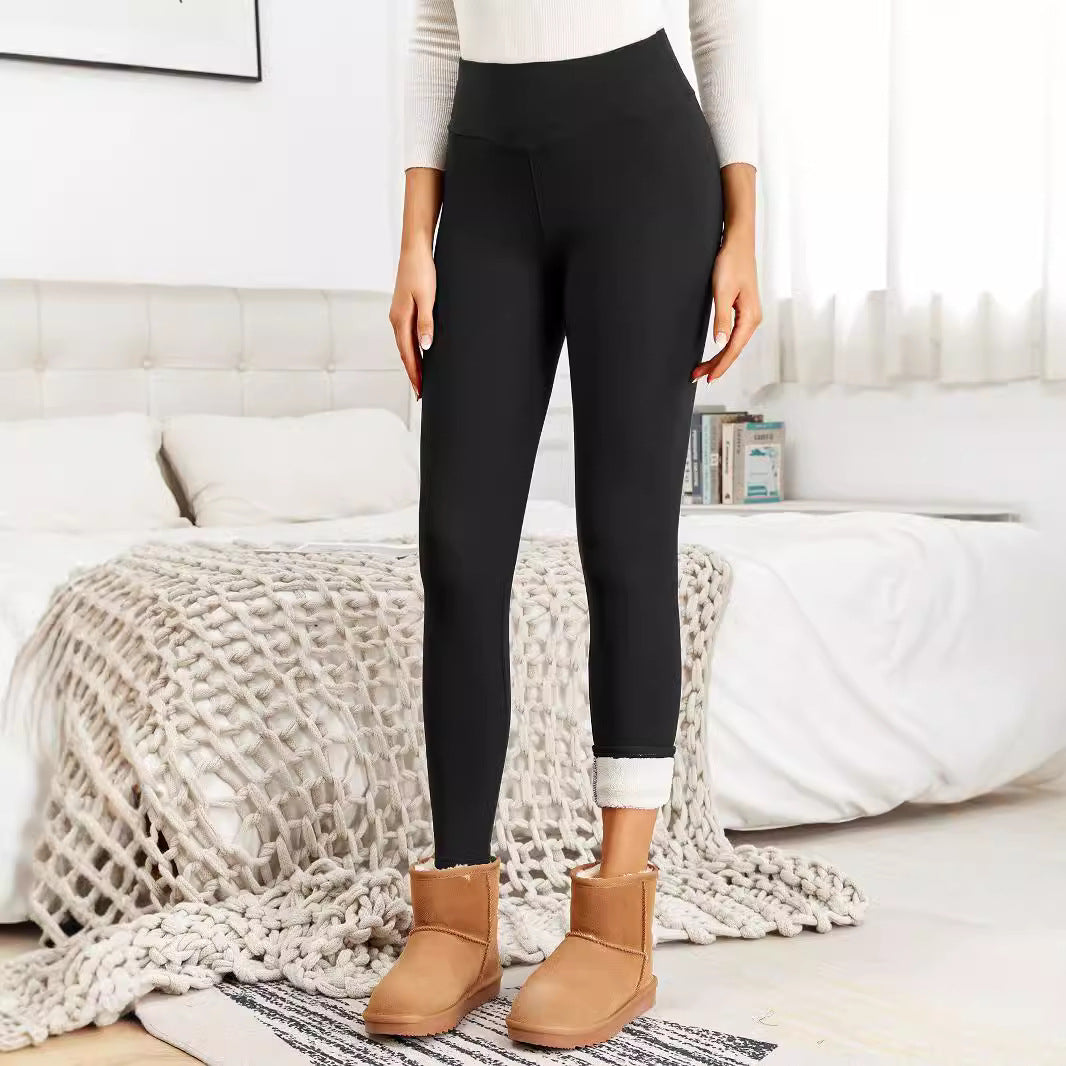 Tight Warm Pants Cashmere Leggings For Women - cas7m
