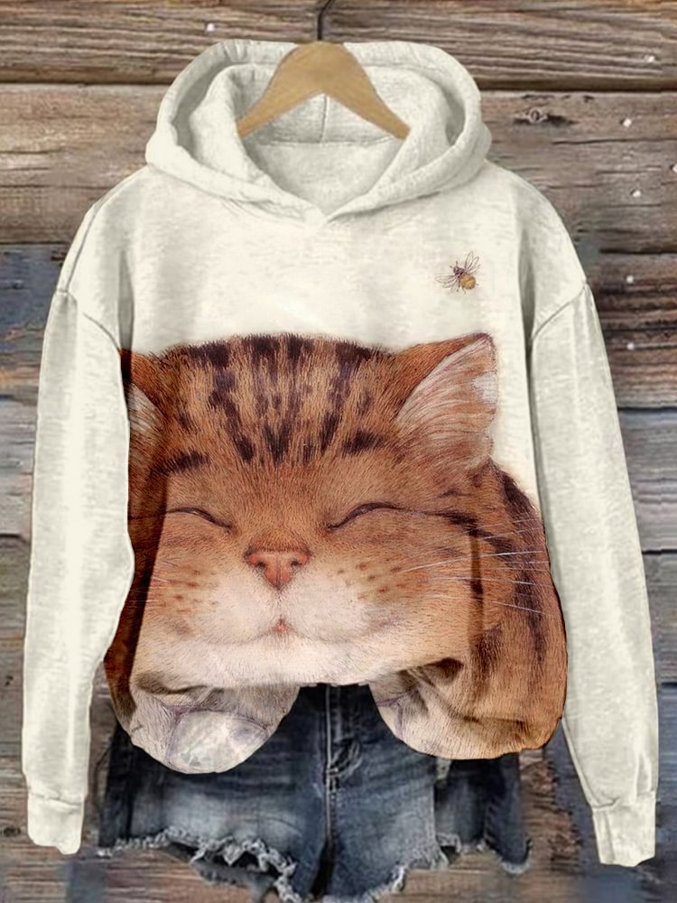 3D Digital-printed Sweatshirt For Women Loose-fitting Casual Pullover - cas7m
