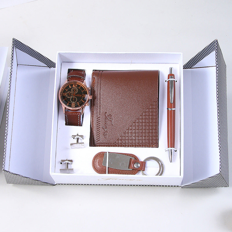 Men's Gift Suit Business Watch Belt - cas7m