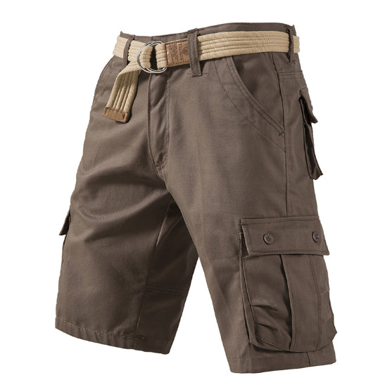Men's Cotton Cargo Shorts - Summer Plus Size Overalls - cas7m