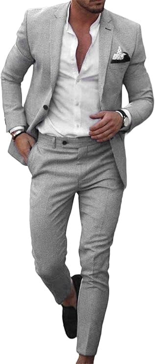 New SpringSummer Commuter Casual Plus-Size British Suit For Men - cas7m