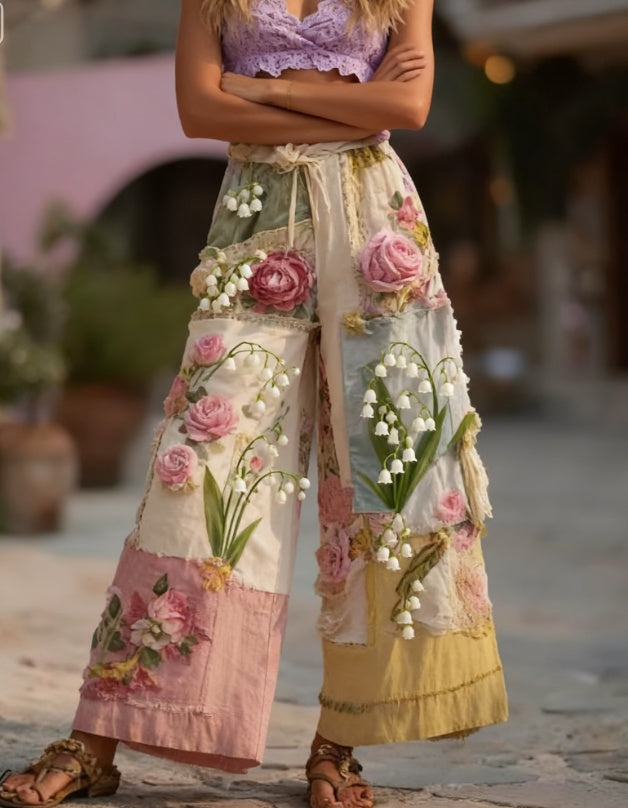 Women's Leisure Long Pants - cas7m